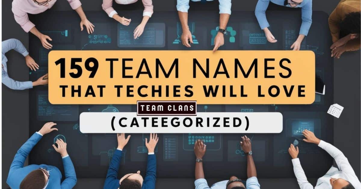 159 IT Team Names That Techies Will Love (Categorized)