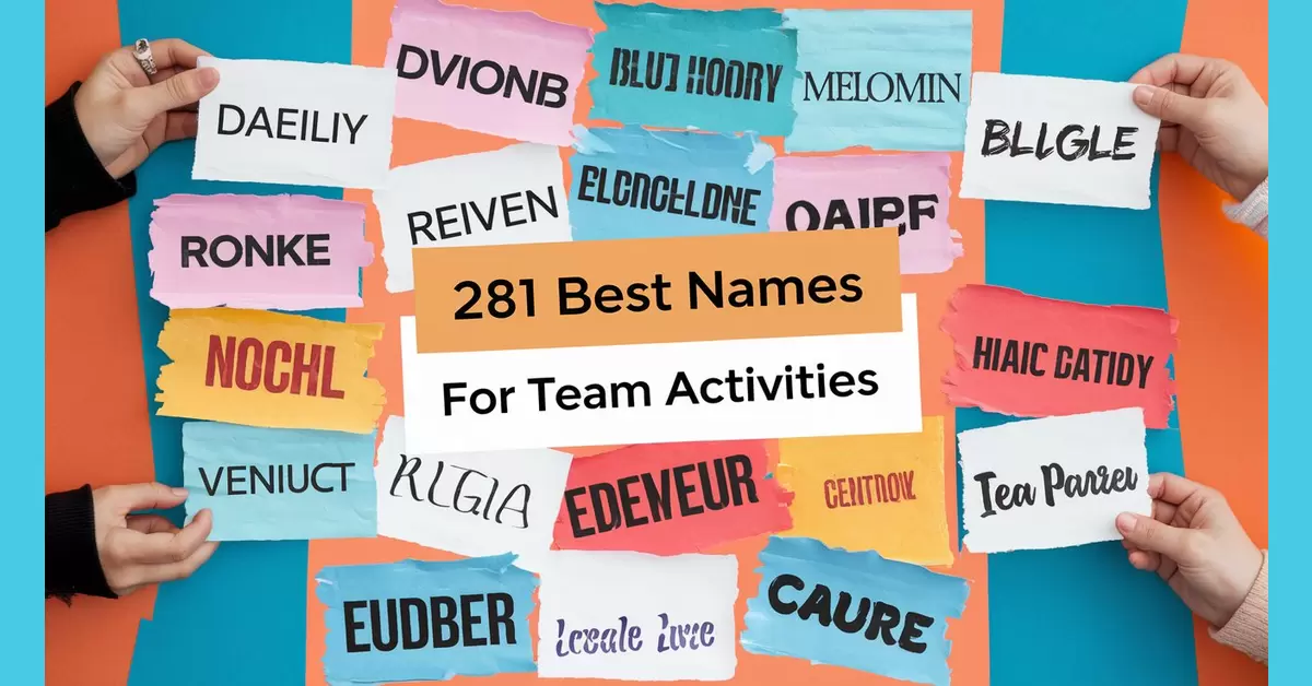 281 Best Duo Names For Team Activities