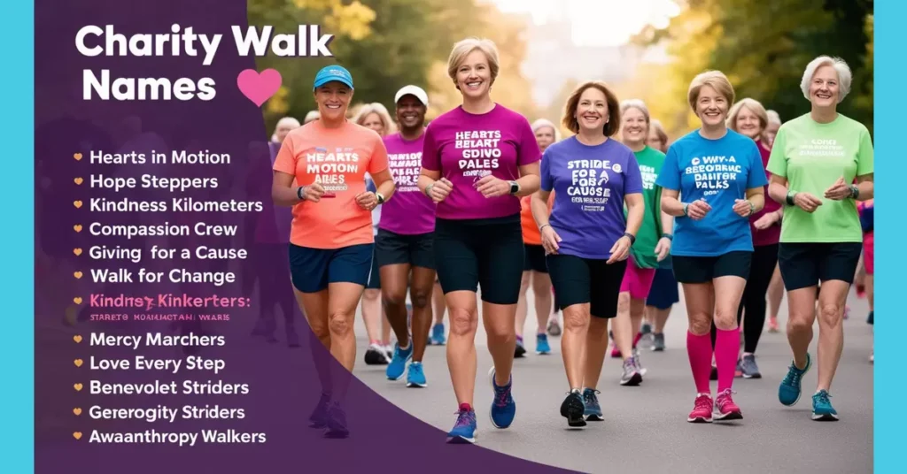 Charity Walk Names