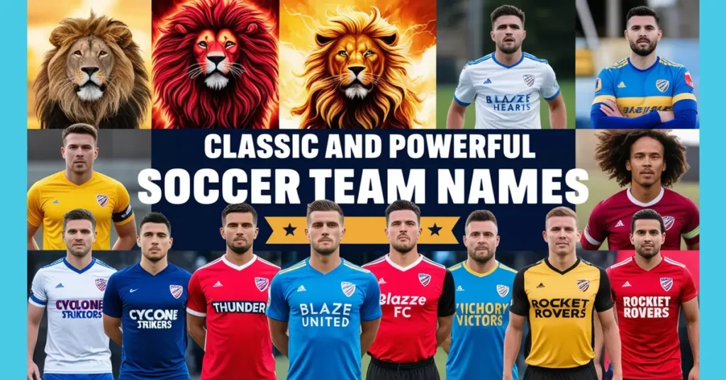 Classic and Powerful soccer team Names