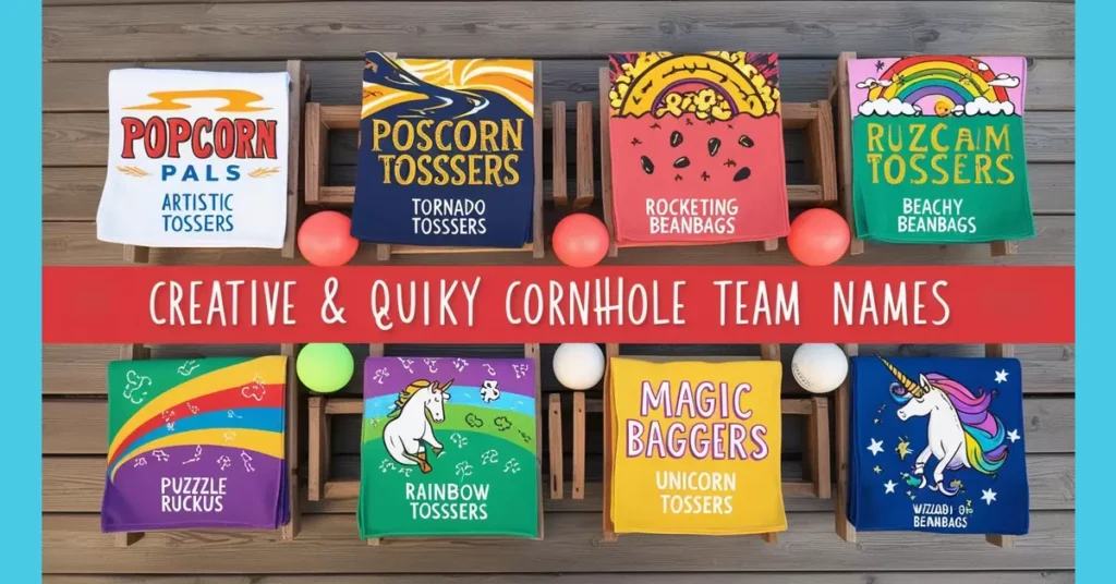 Creative & Quirky cornhole team Names