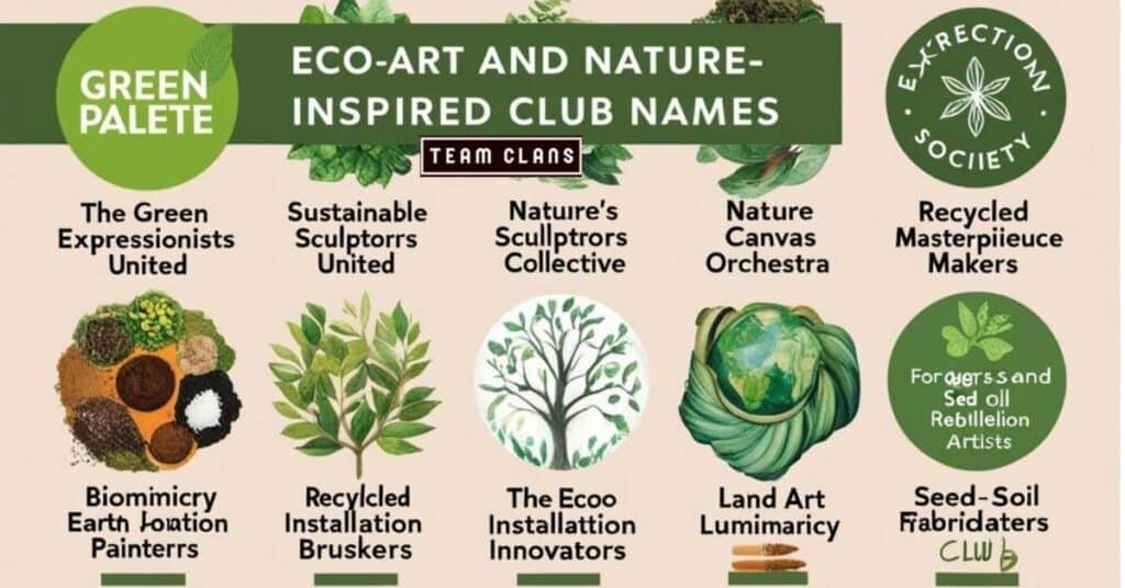 Eco-Art and Nature-Inspired Club Names