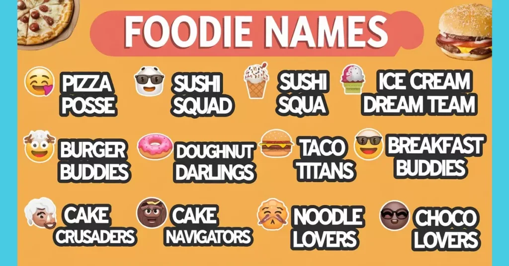 Foodie Names