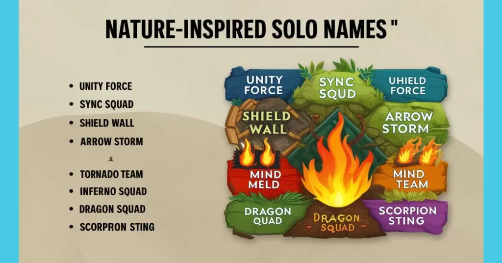 Nature-Inspired Solo Names