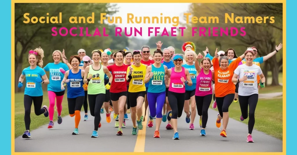 Social and Fun Running Team Names