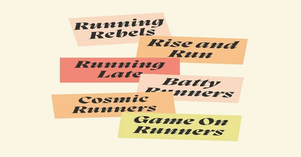 Tech-Inspired running Team Names