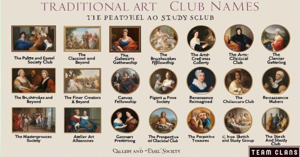 Traditional Art Club Names