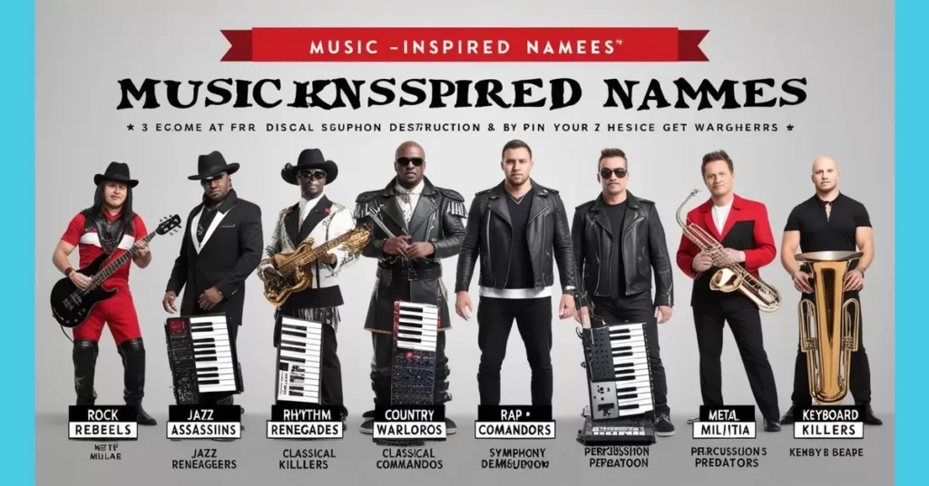 🎵 Music-Inspired Names