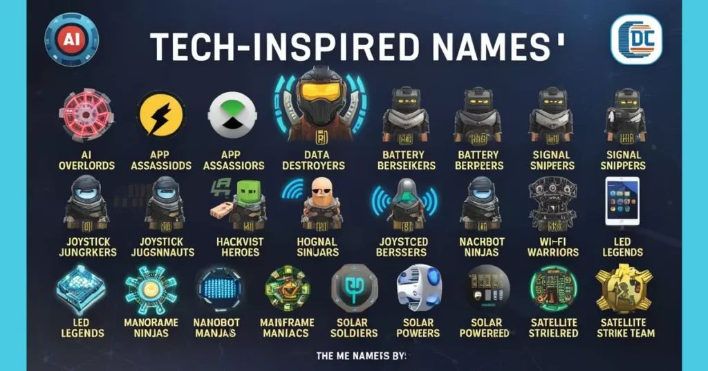 🤖 Tech-Inspired Names