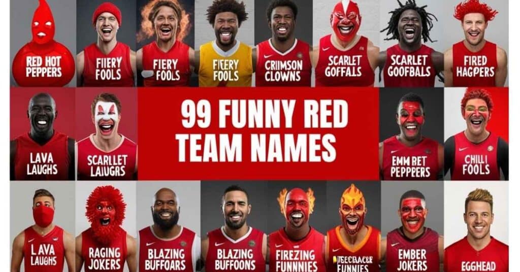 99 Funny Red Team Names