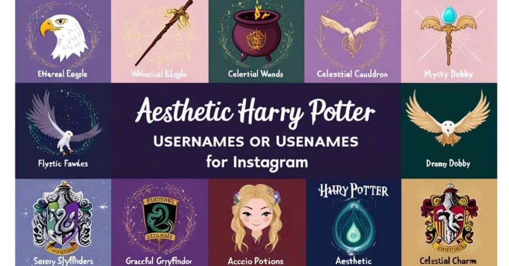 Aesthetic Harry Potter Usernames for Instagram