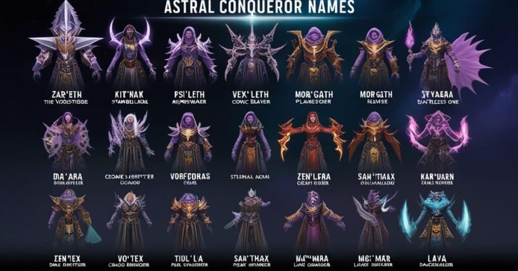 Astral Conqueror Names