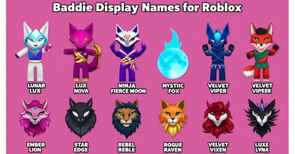 Baddie Display Names for Roblox