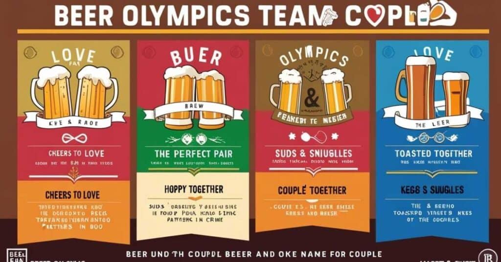 Beer Olympics Team Names for Couples