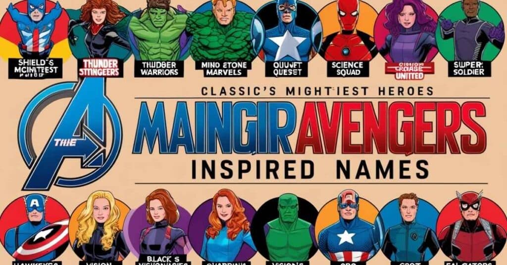 Classic Avengers-Inspired Names