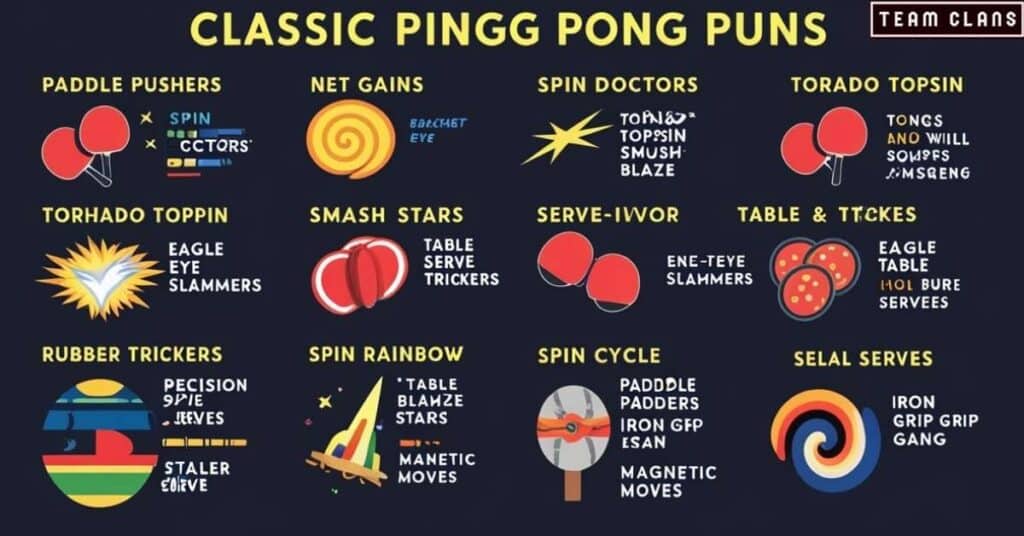 Classic Ping Pong Puns