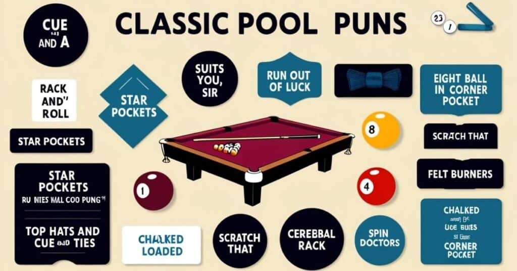 Classic Pool Puns