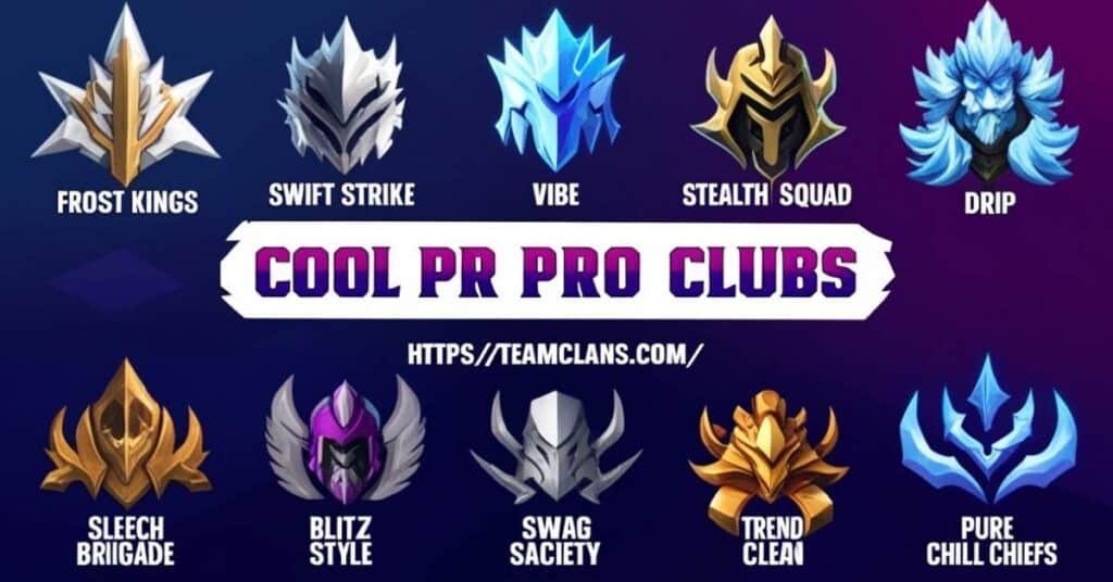 Cool Pro Clubs Team Names