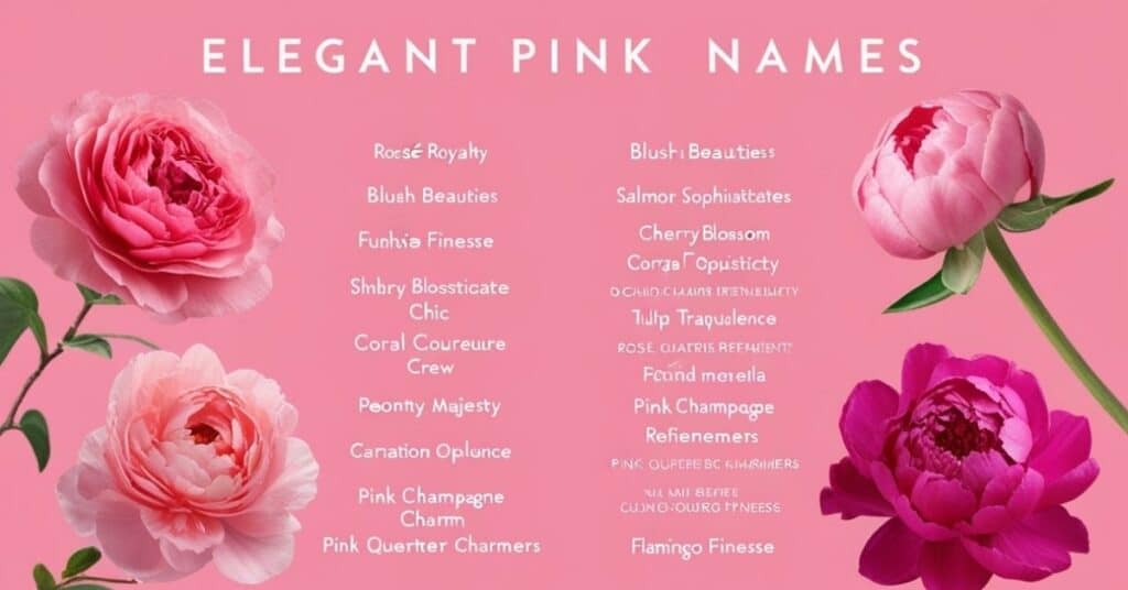 Elegant Pink Names