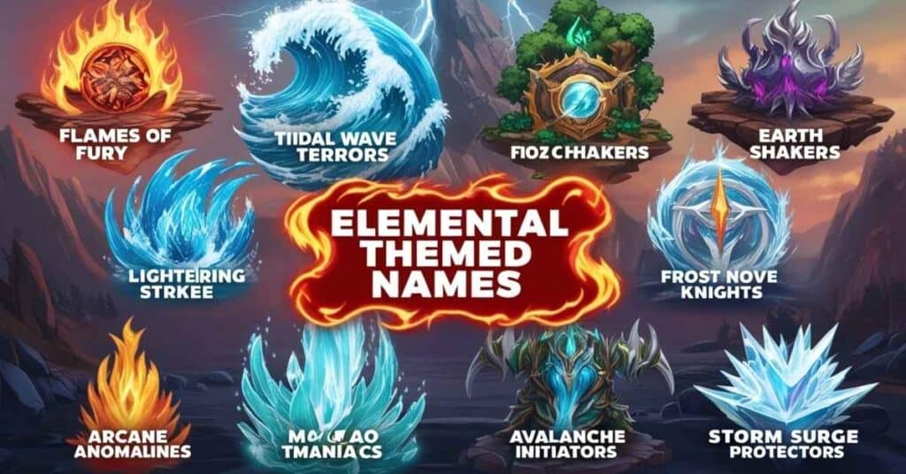 Elemental Themed Names