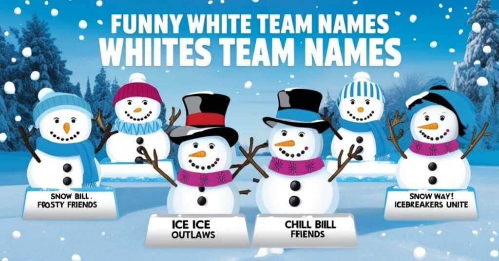 Funny White Team Names