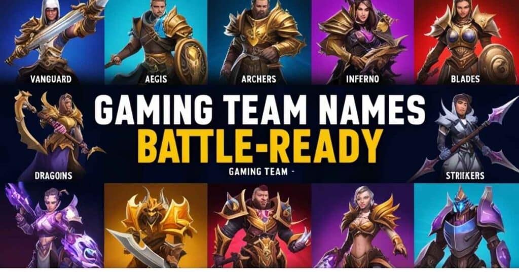 Gaming Team Names