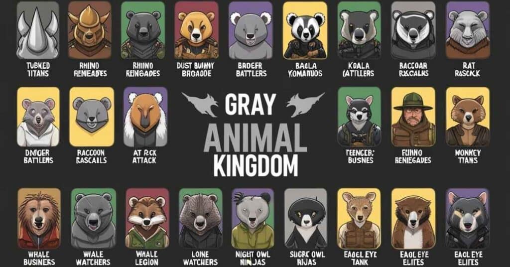 Gray Animal Kingdom