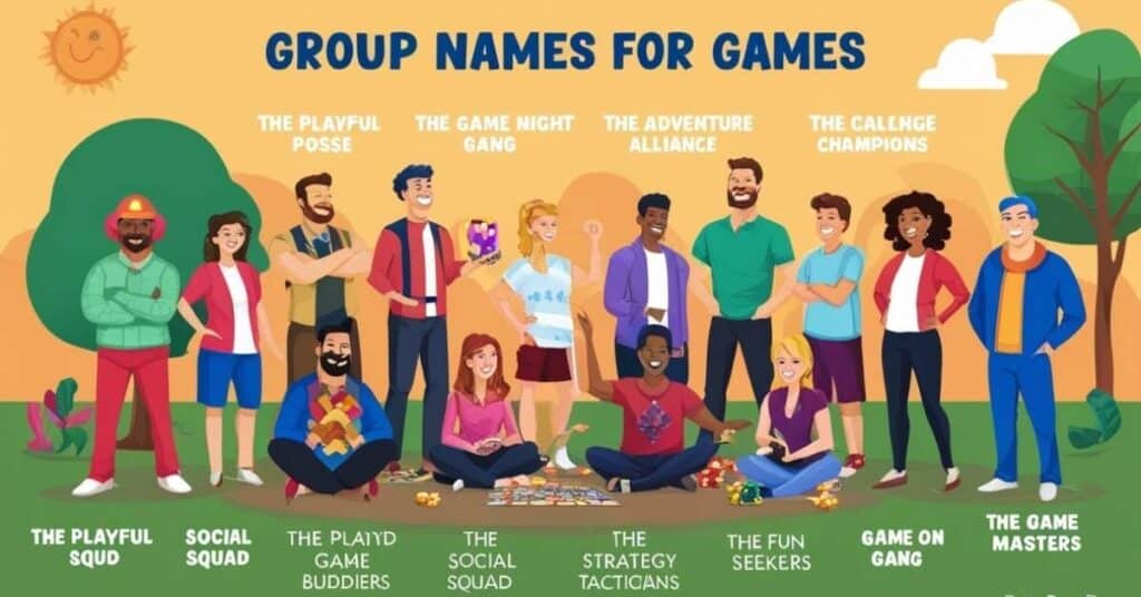 Group Names for Games