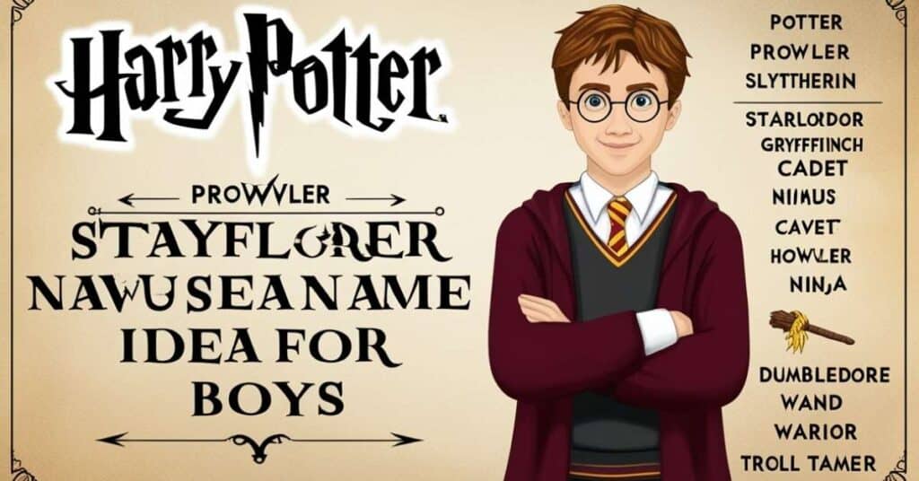 Harry Potter Username Ideas for Boys