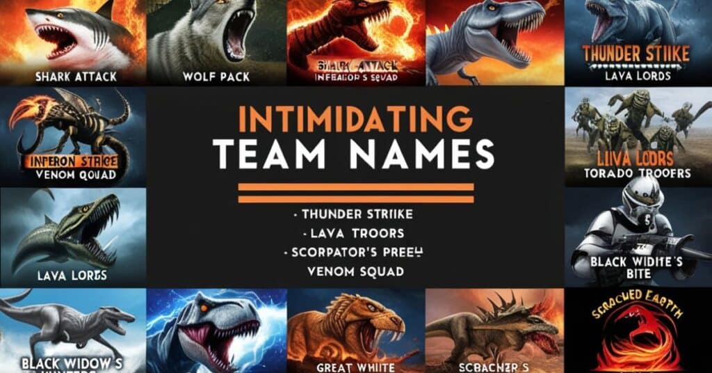 Intimidating Team Names