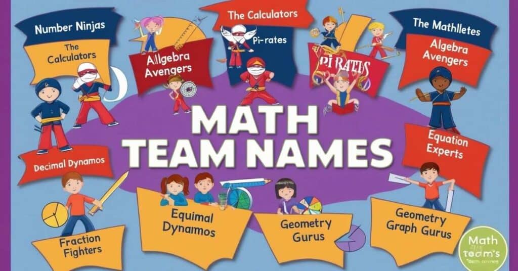 Math Team Names