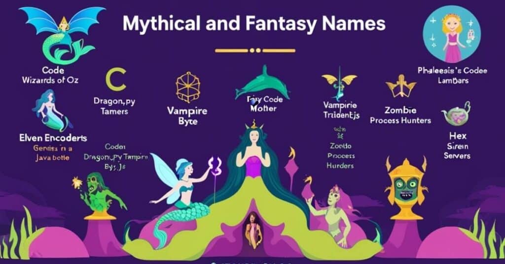 Mythical and Fantasy Names