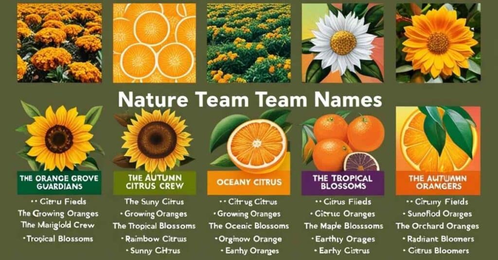 Nature Team Names