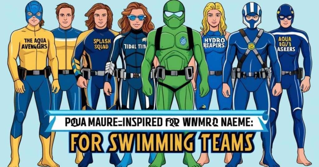 Pop Culture-Inspired Names for Swimming Teams