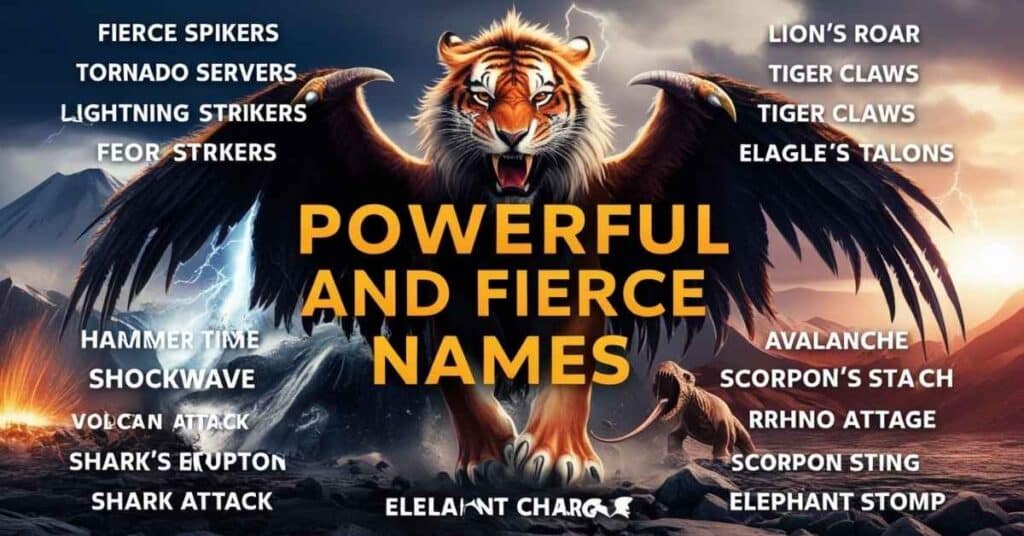 Powerful and Fierce Names