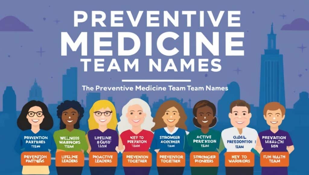 Preventive Medicine Team Names