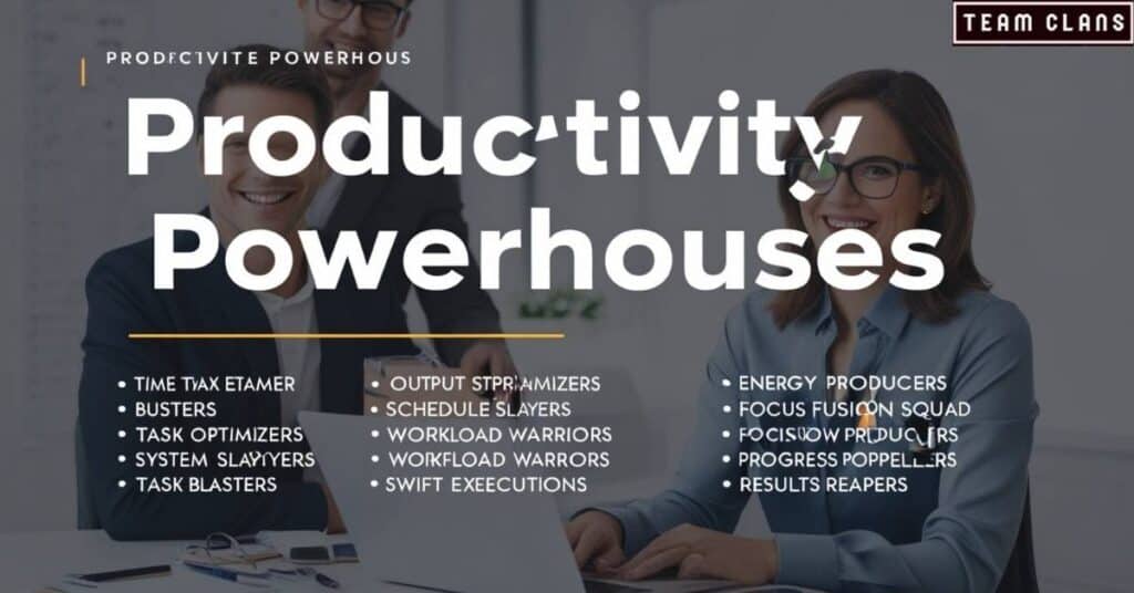 Productivity Powerhouses