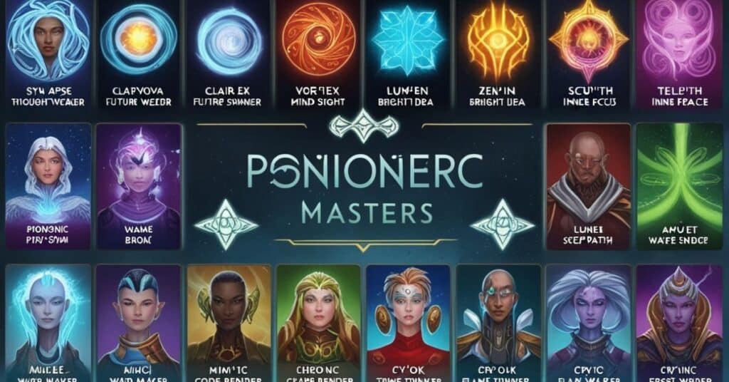 Psionic Masters