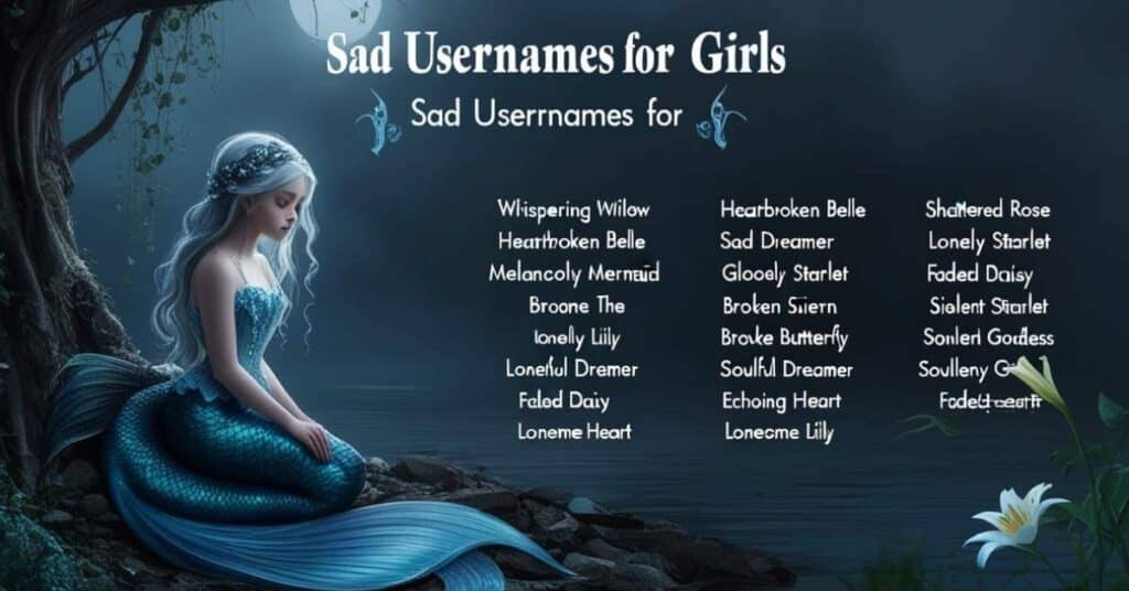 Sad Usernames for Girls