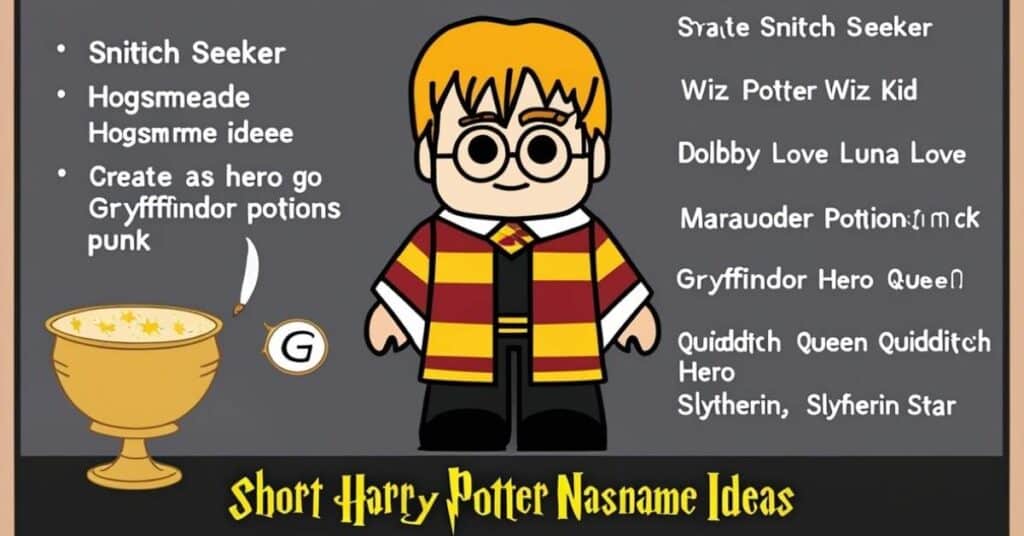 Short Harry Potter Username Ideas