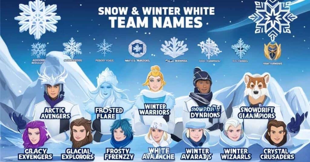 Snow & Winter White Team Names