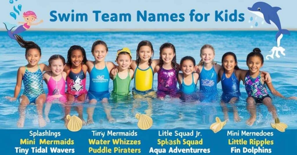 Swim Team Names for Kids