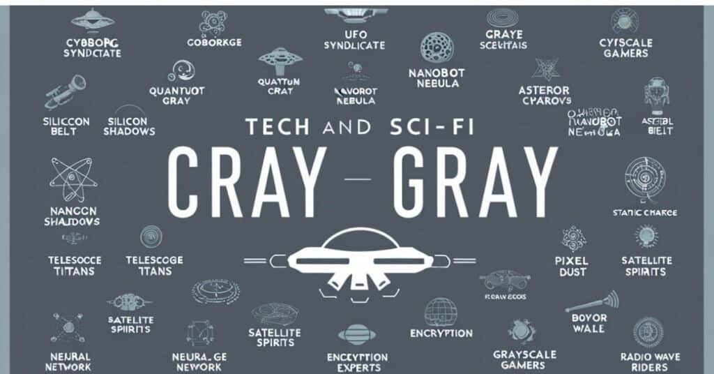 Tech and Sci-Fi Gray Names