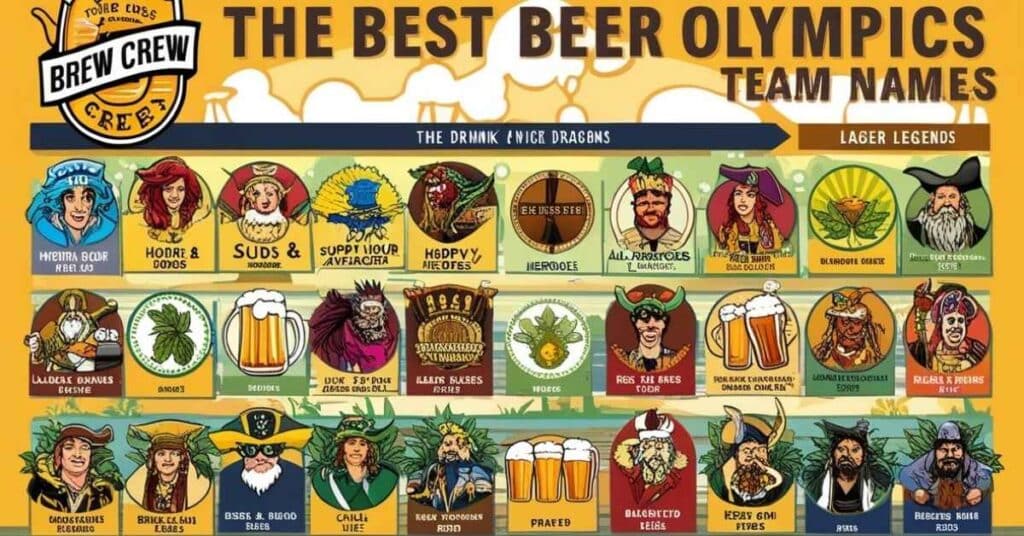 The Best Beer Olympics Team Names