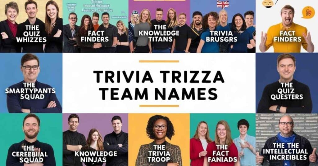 Trivia Team Names