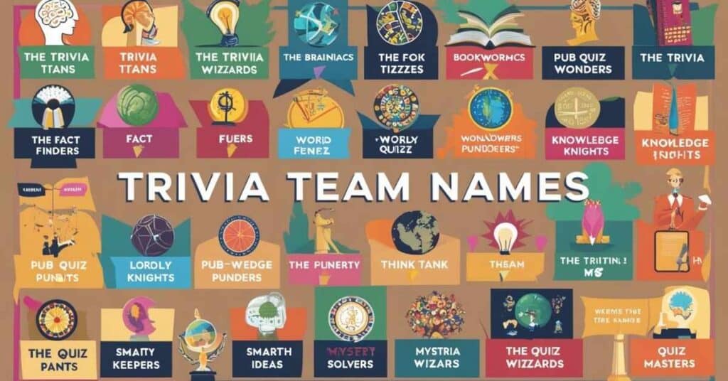 Trivia Team Names