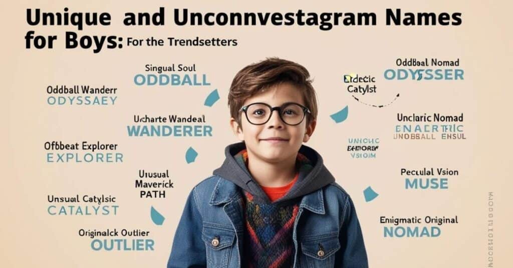 Unique and Unconventional Instagram Names for Boys: For the Trendsetters