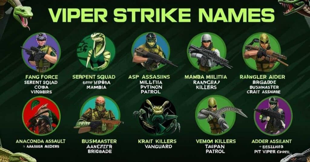 Viper Strike Names