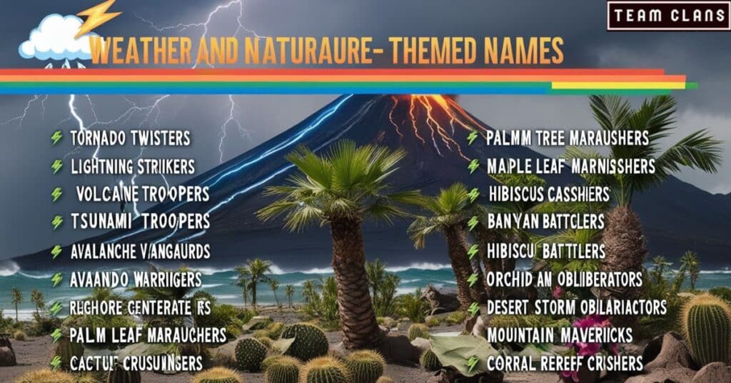 Weather and Nature-Themed Names