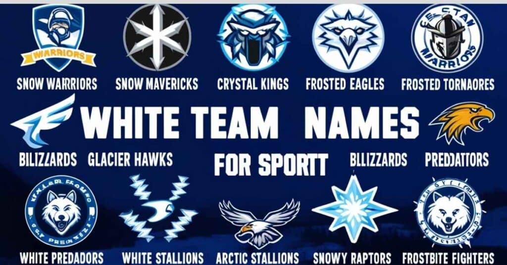 White Team Names for Sports